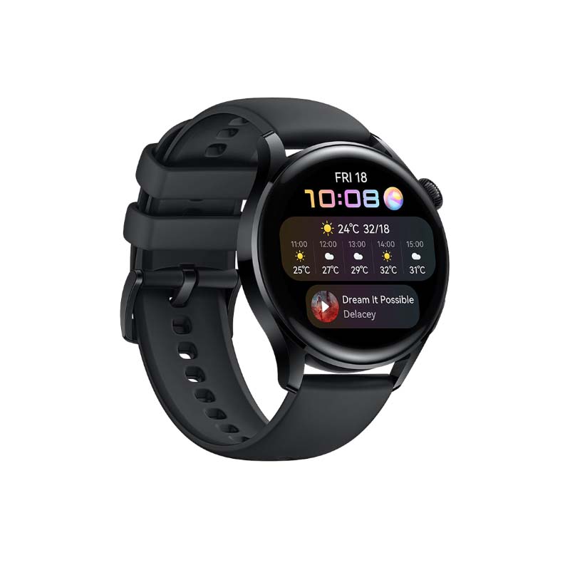 HUAWEI WATCH 3 Smart Watch With Fluoroelastomer Strap