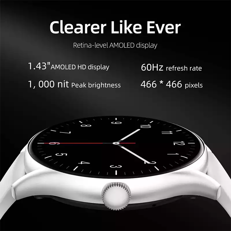 QCY GT Smartwatch with Retina AMOLED Display