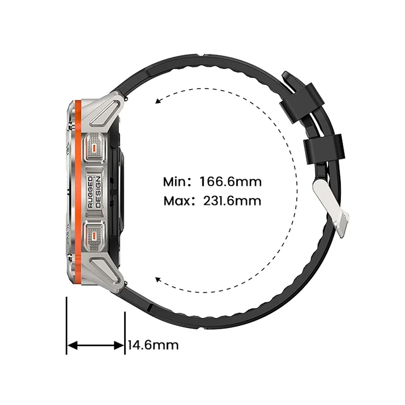 KOSPET TANK T3 ULTRA Smartwatch