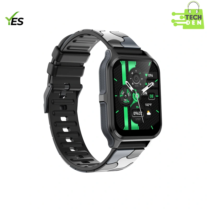 YES Bolt Pro Smartwatch | 1.83'' IPS HD Display, BT Call & Music, Health Monitoring, and Multi-Sport Modes