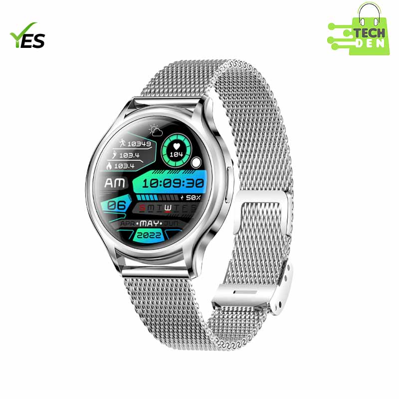 YES Ariel Fit Mesh Metal Straps Smartwatch | The Ultimate Blend of Style and Functionality