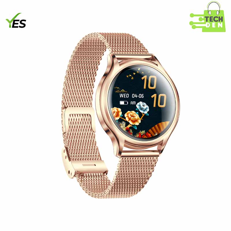YES Ariel Fit Mesh Metal Straps Smartwatch | The Ultimate Blend of Style and Functionality