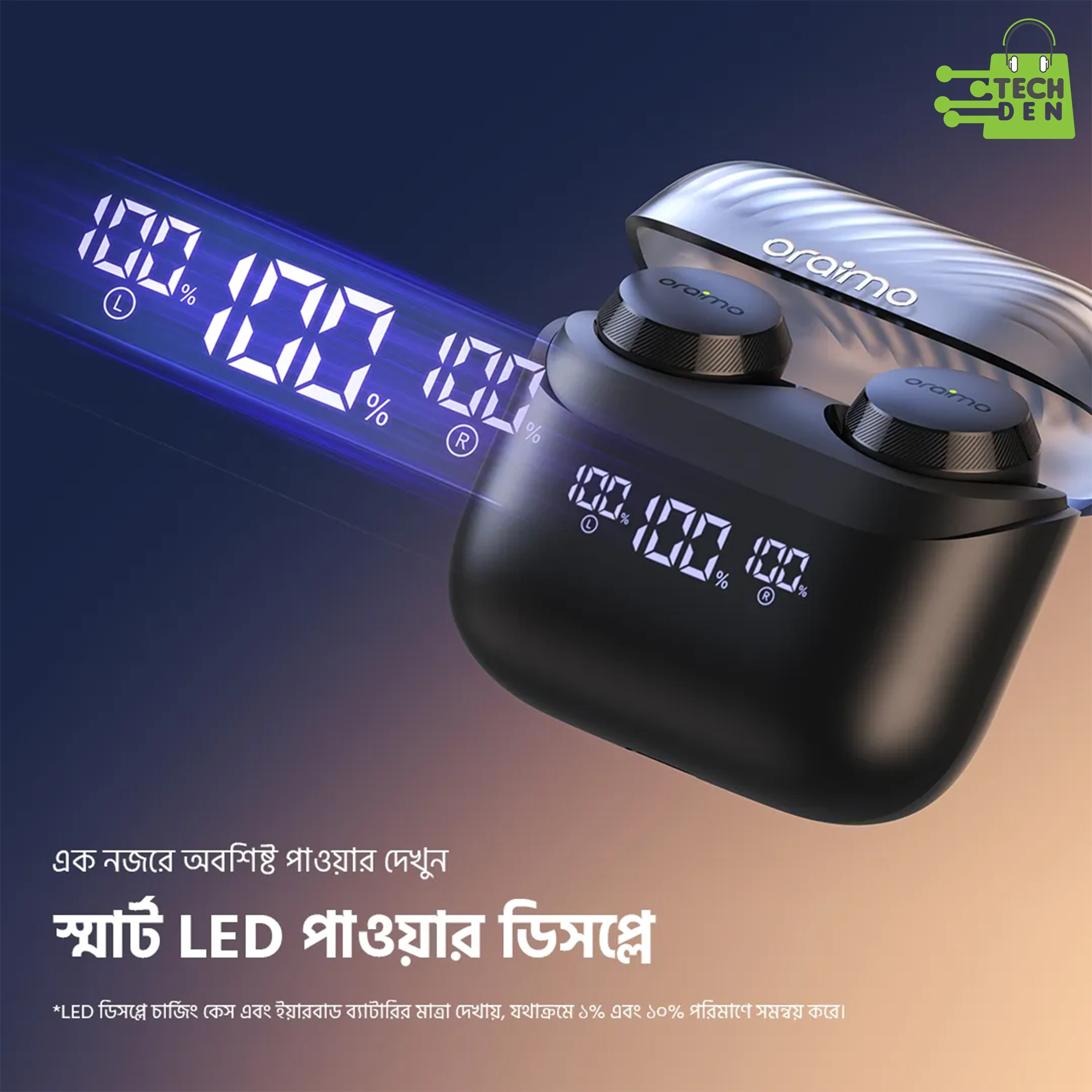 Oraimo AirBuds 4 ENC True Wireless Earbuds (OTW-340)