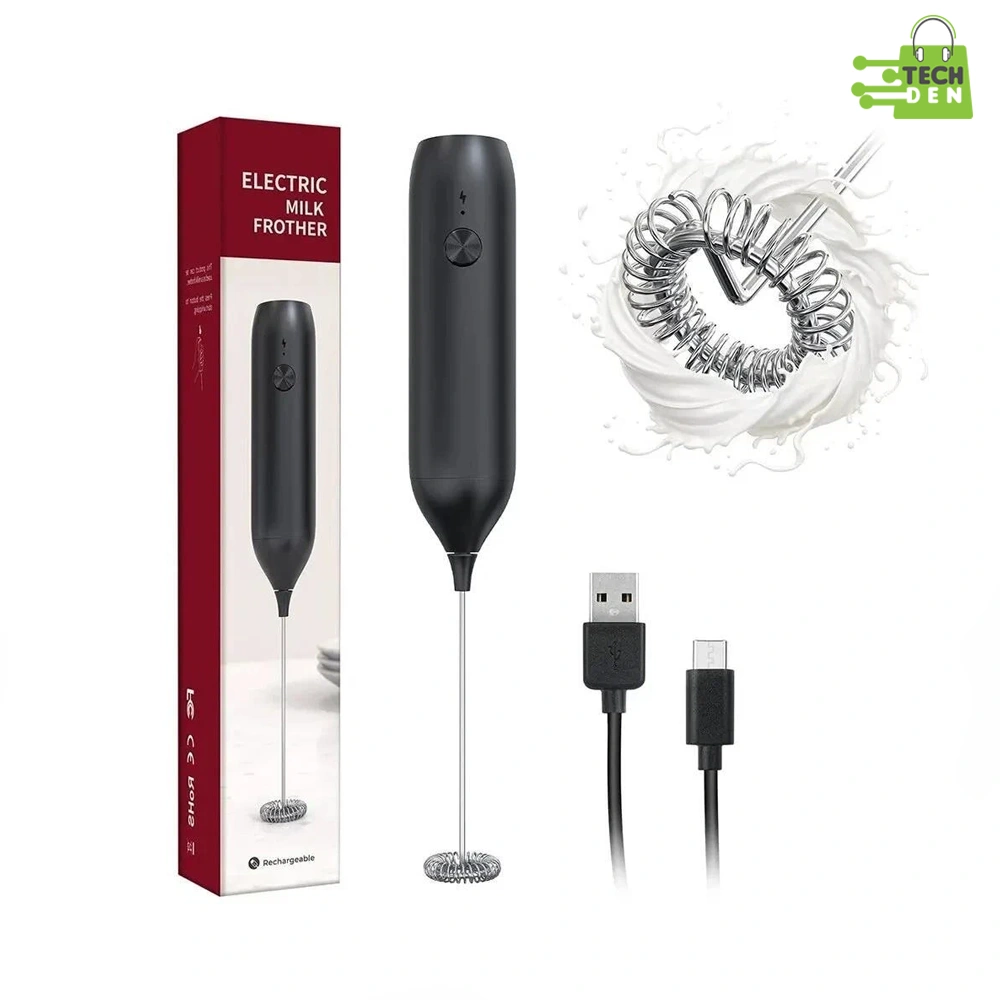 Electric Milk Frother USB Charging: Perfect Foam for Coffee, Hot Chocolate