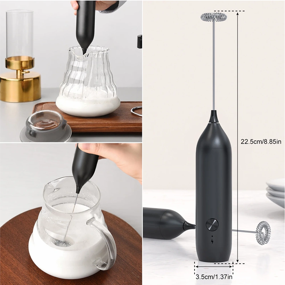 Electric Milk Frother USB Charging: Perfect Foam for Coffee, Hot Chocolate