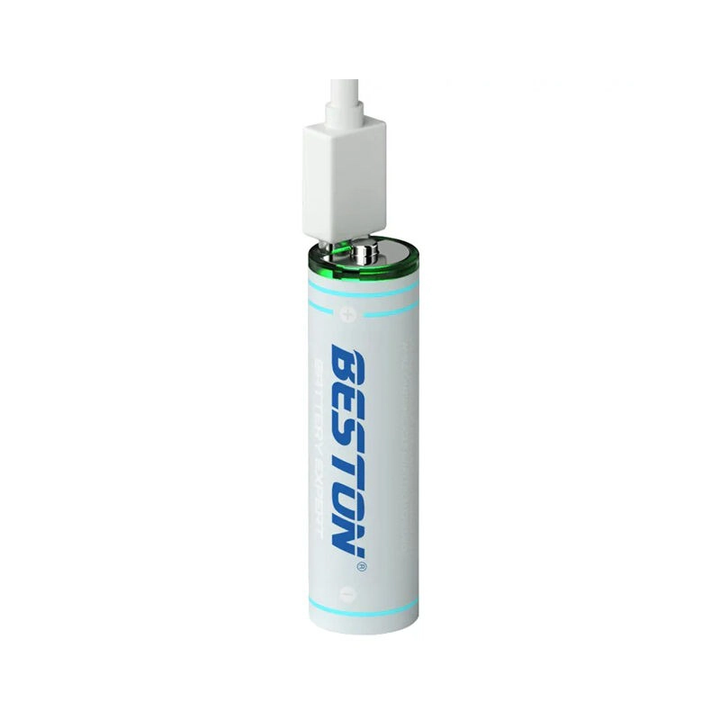 Beston 2200mWh 1.5V AA Type-C Rechargeable 4Pcs Lithium Battery (2AC-60)