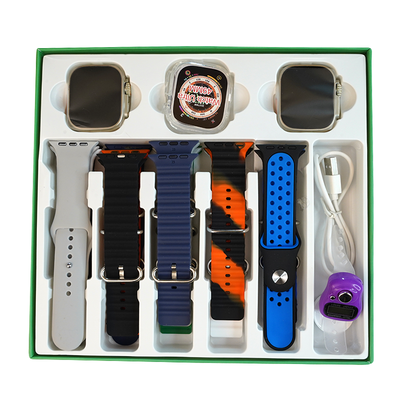 Y70 Ultra Smart Watch Apple Clone With 13 Straps, 2 Ultra Watch and 1 Tasbi Free