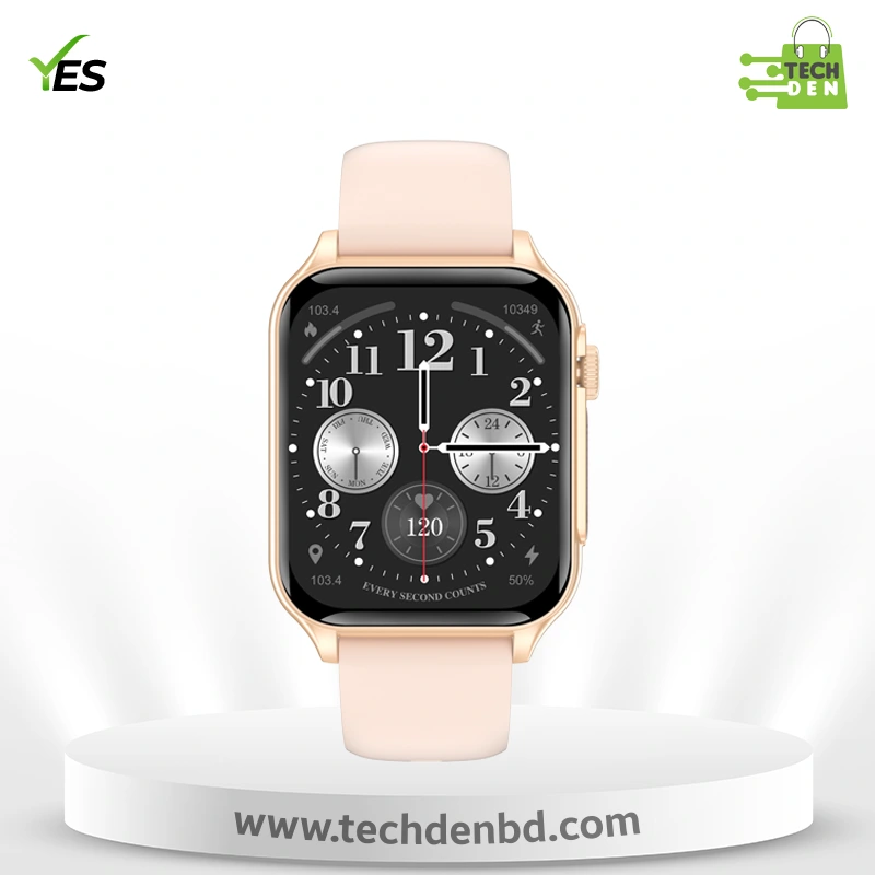 YES Pulse Lite Smartwatch | Lightweight Design with Smart Features for Active Living