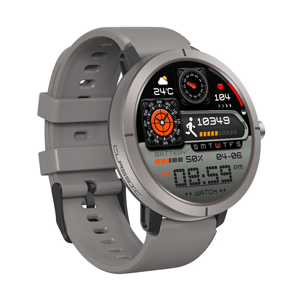 YES Trail GPS Smartwatch – AMOLED Display, Built-in GPS, Compass, 5ATM Waterproof, SpO2 & Heart Rate Tracker
