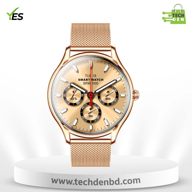 YES Velvet Pro Smartwatch | Sleek Design and Cutting-Edge Technology for Everyday Elegance