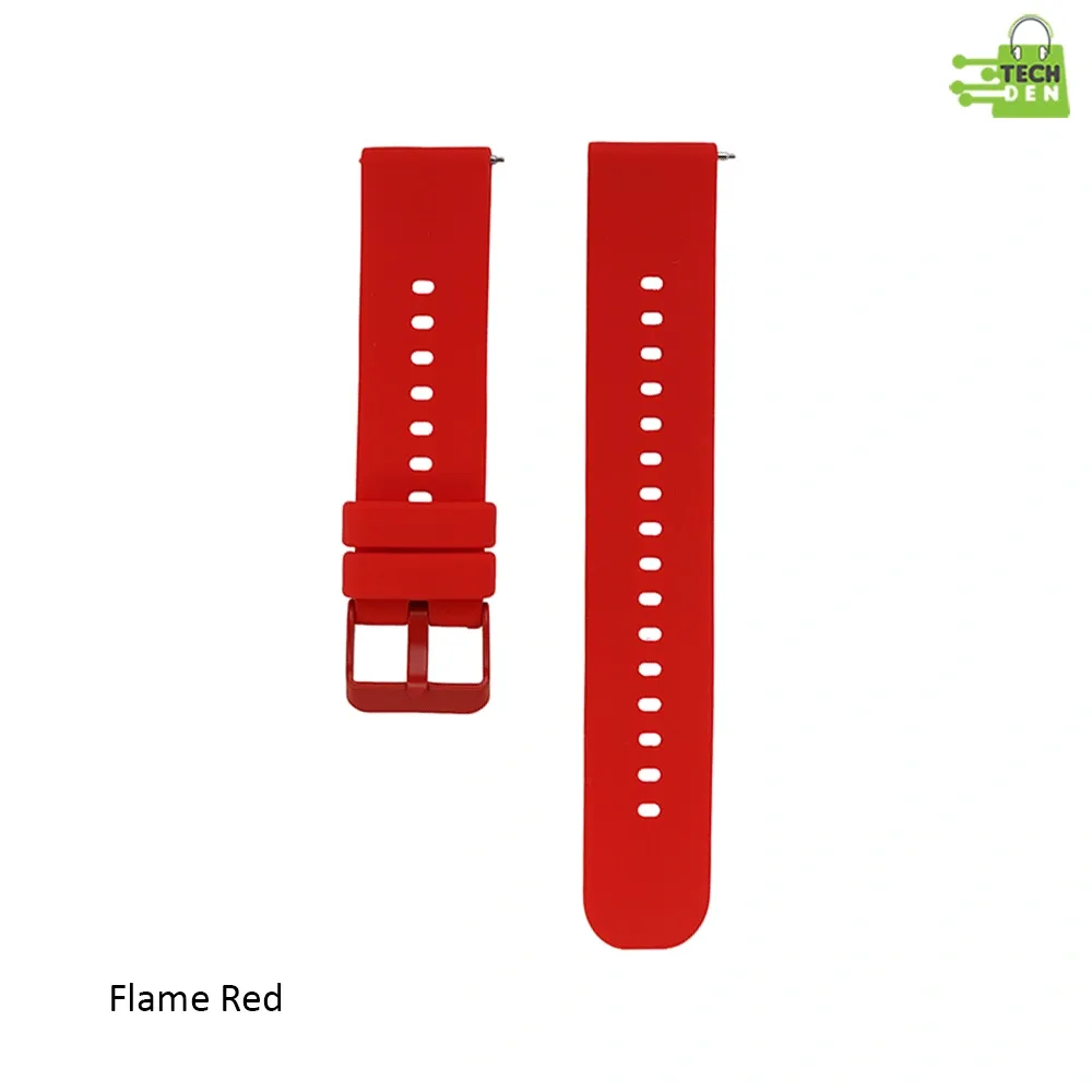 Silicone Strap for Smart Watch With Matching Color Buckle